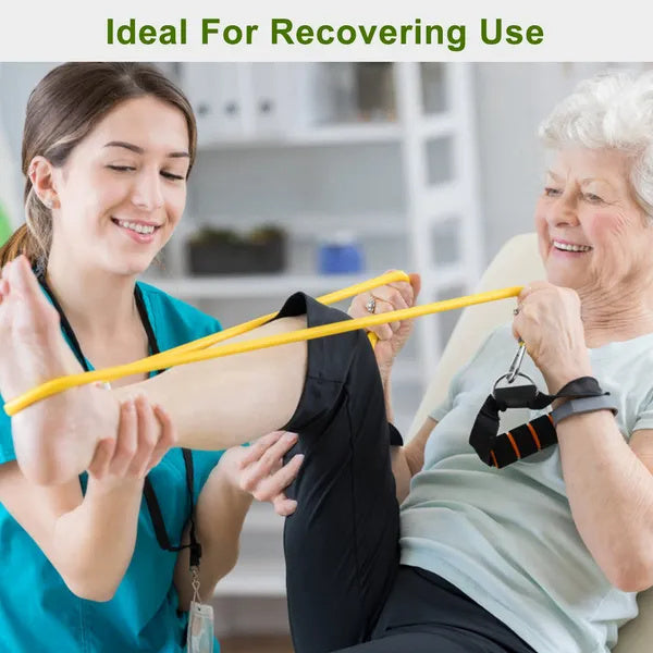 11Pcs Resistance Bands Set Fitness Workout Tubes Exercise Tube Bands